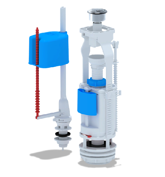 Арматура к бачку с ниж. подв.1/2