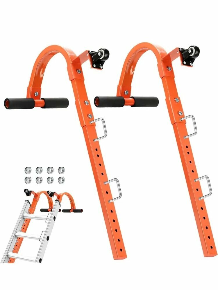 Лестничный крюк для крыши с колесом для конька крыши Резиновая Т-образная планка для предотвращения повреждений