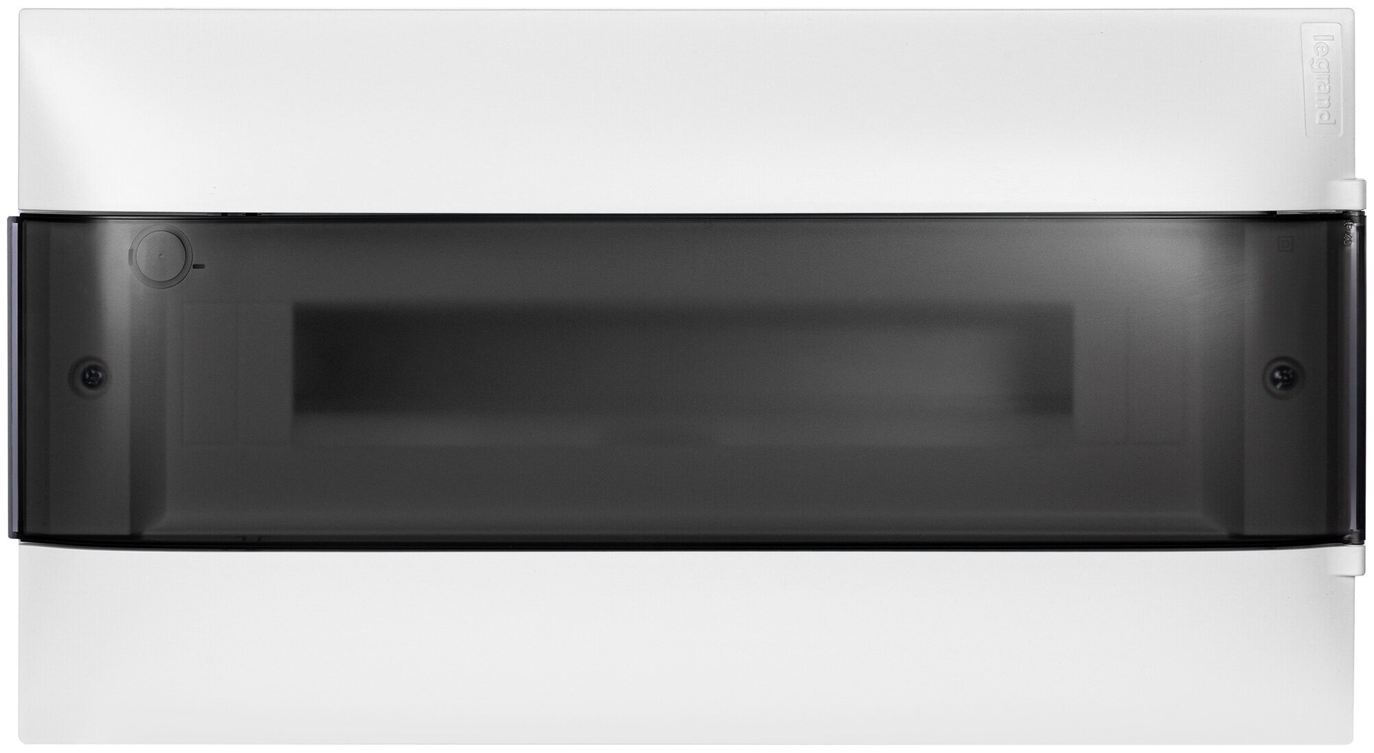 Бокс ЩРН-П-18 мод 236х436х107 настен пласт бел 1 ряд (дв. прозр) IP40 Practibox S Legrand