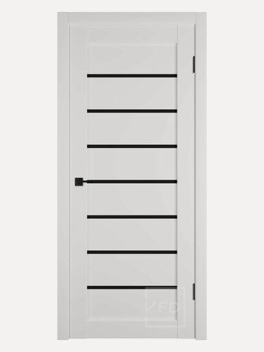 Изображение товара Дверь межкомнатная ДП Некст 24 600*2000 Аляска (black gloss)