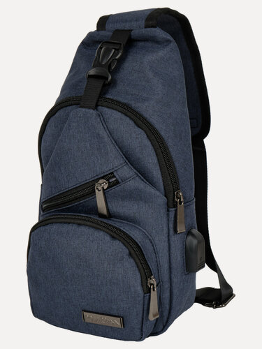 Изображение товара Рюкзак Polar П0140, городской, однолямочный, синий