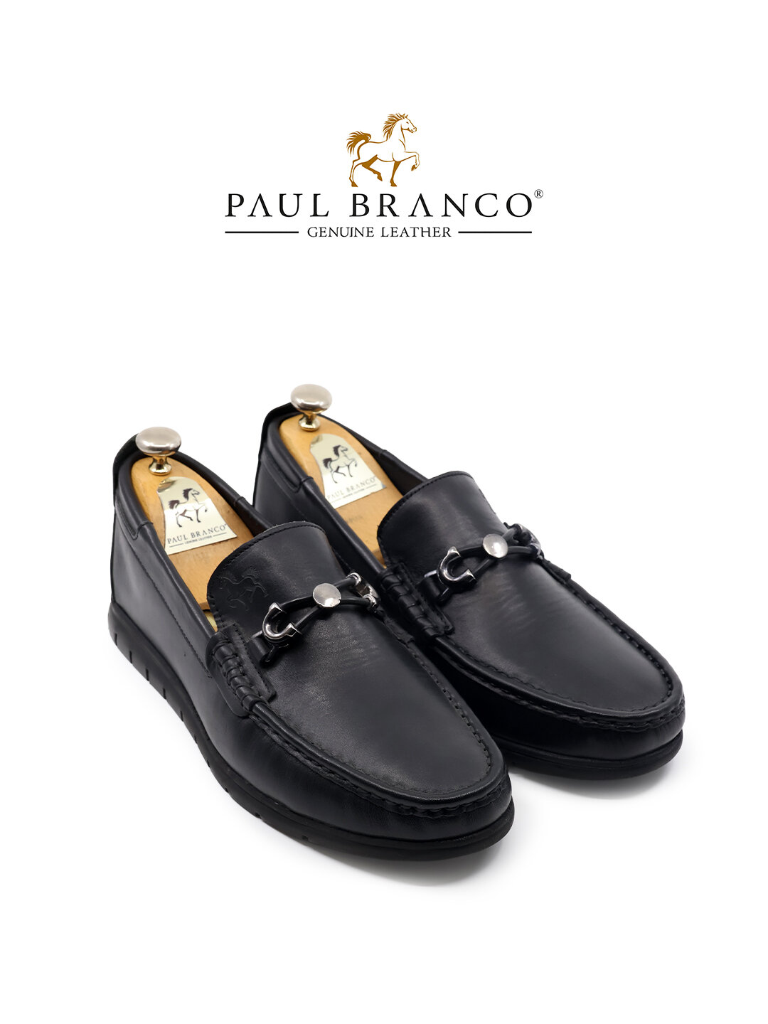 Мокасины PAUL BRANCO, размер 40, черный