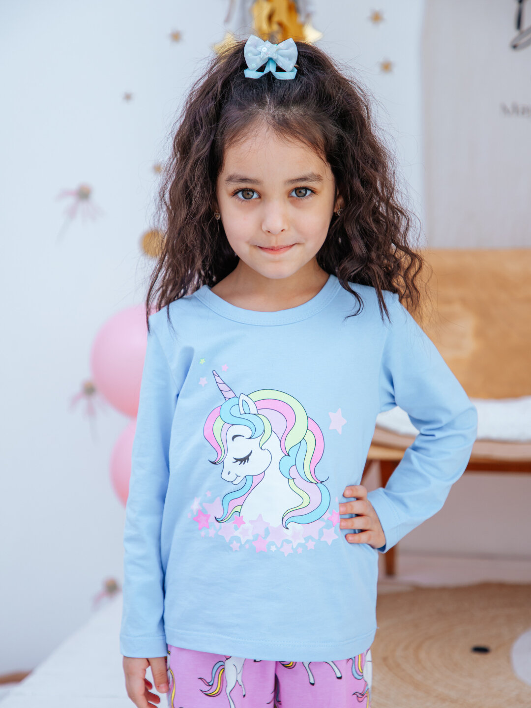 Пижама neo, размер 92, сиреневый — фото 1