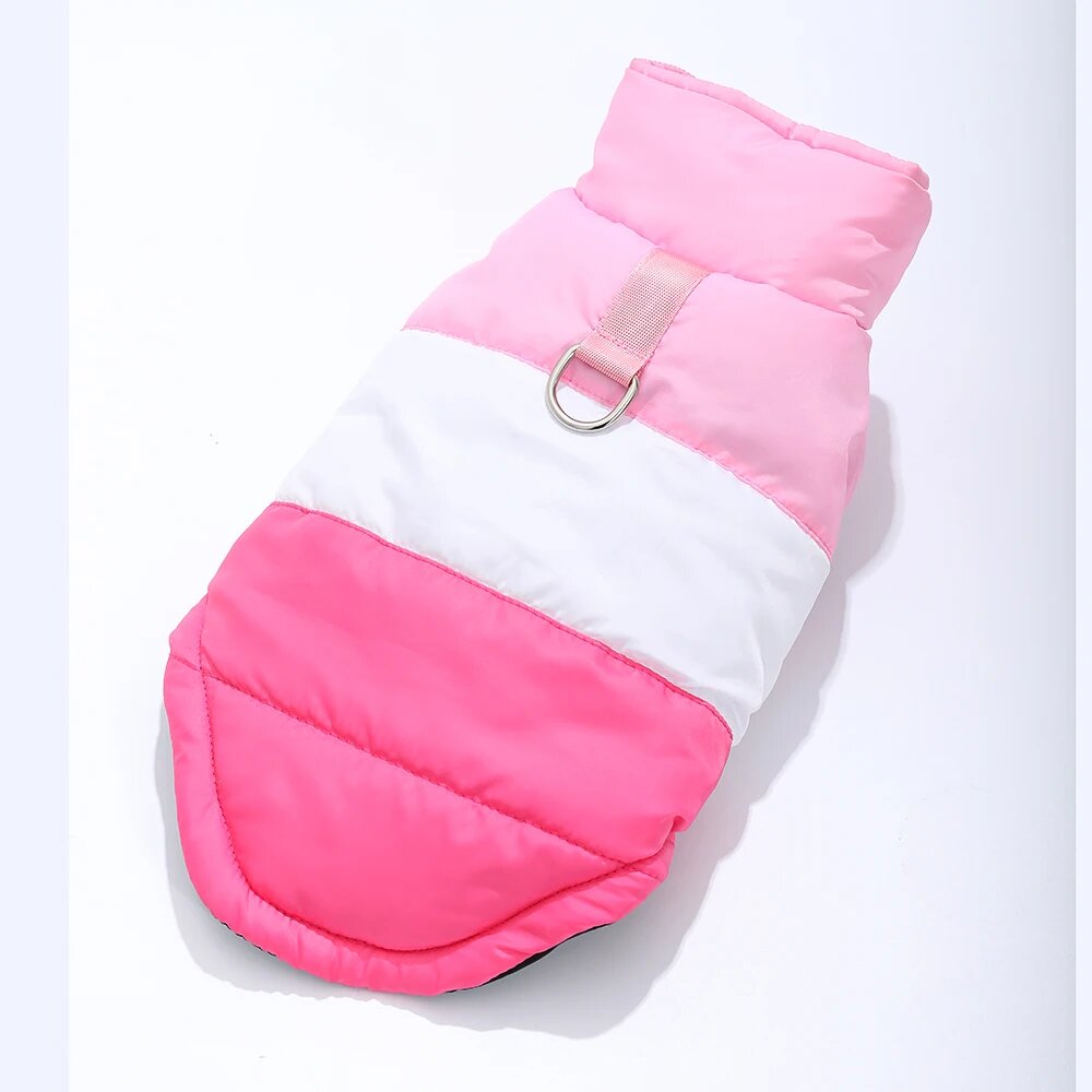 Розовая зимняя куртка для собак, Color: Pink
