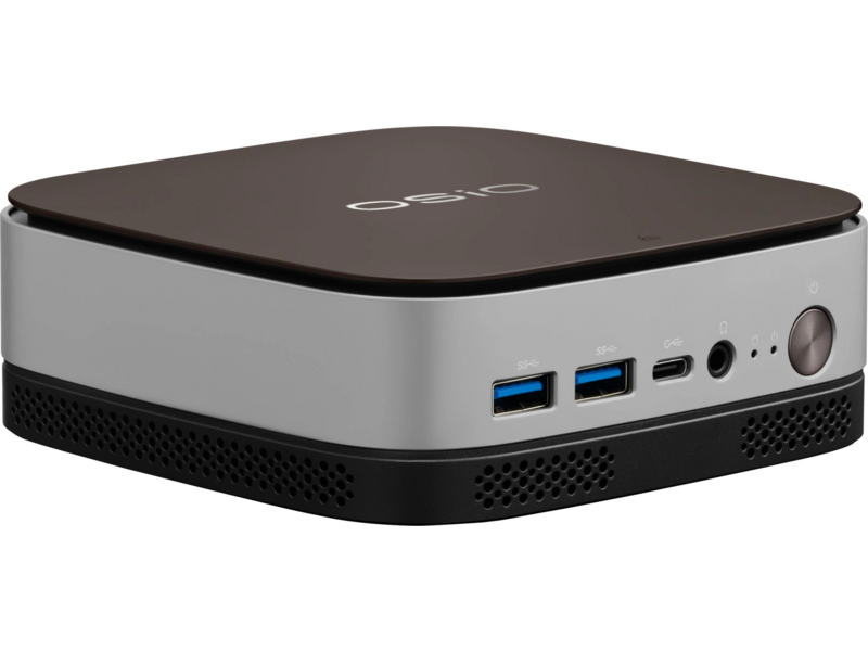 Пк мини Osio BaseLine B51i-007 i3 1215U (1.2) 8Gb SSD256Gb UHDG без ос GbitEth WiFi BT 59.85W коричневый/серебристый (RUS)