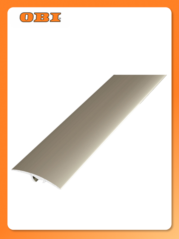 Порог разноуровневый лука ПР 06 1800.042Л шампань анод алюминий 1800х41 мм