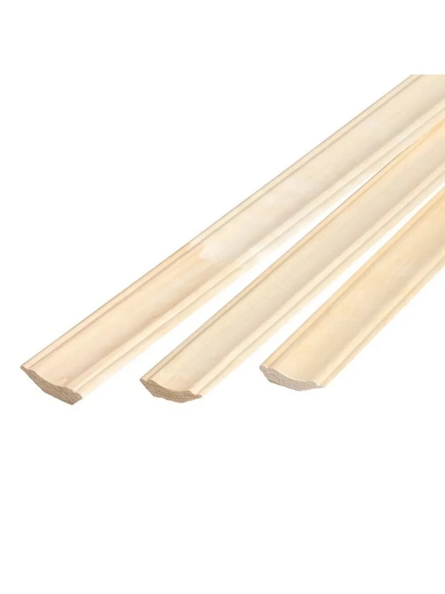 Плинтус срощенный осина сорт высший 250х45х12 см