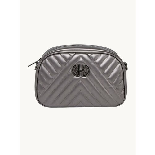 Сумка кросс-боди Daniele Patrici, фактура матовая, стеганая, бронзовый