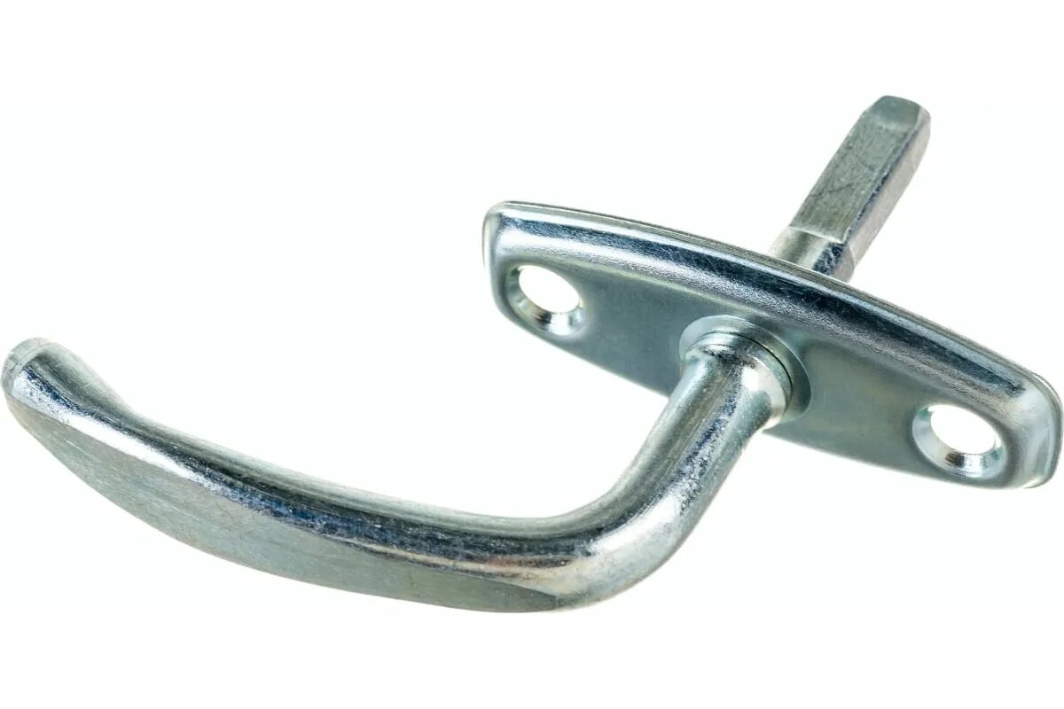 Ручка-завертка STARFIX SMP-94027-1, для ПВХ-окон/балконных дверей, серебристая