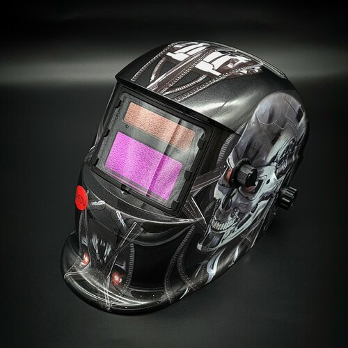 Изображение товара Маска сварщика с автозатемнением SHEDU TRQ - DE061(терминатор)