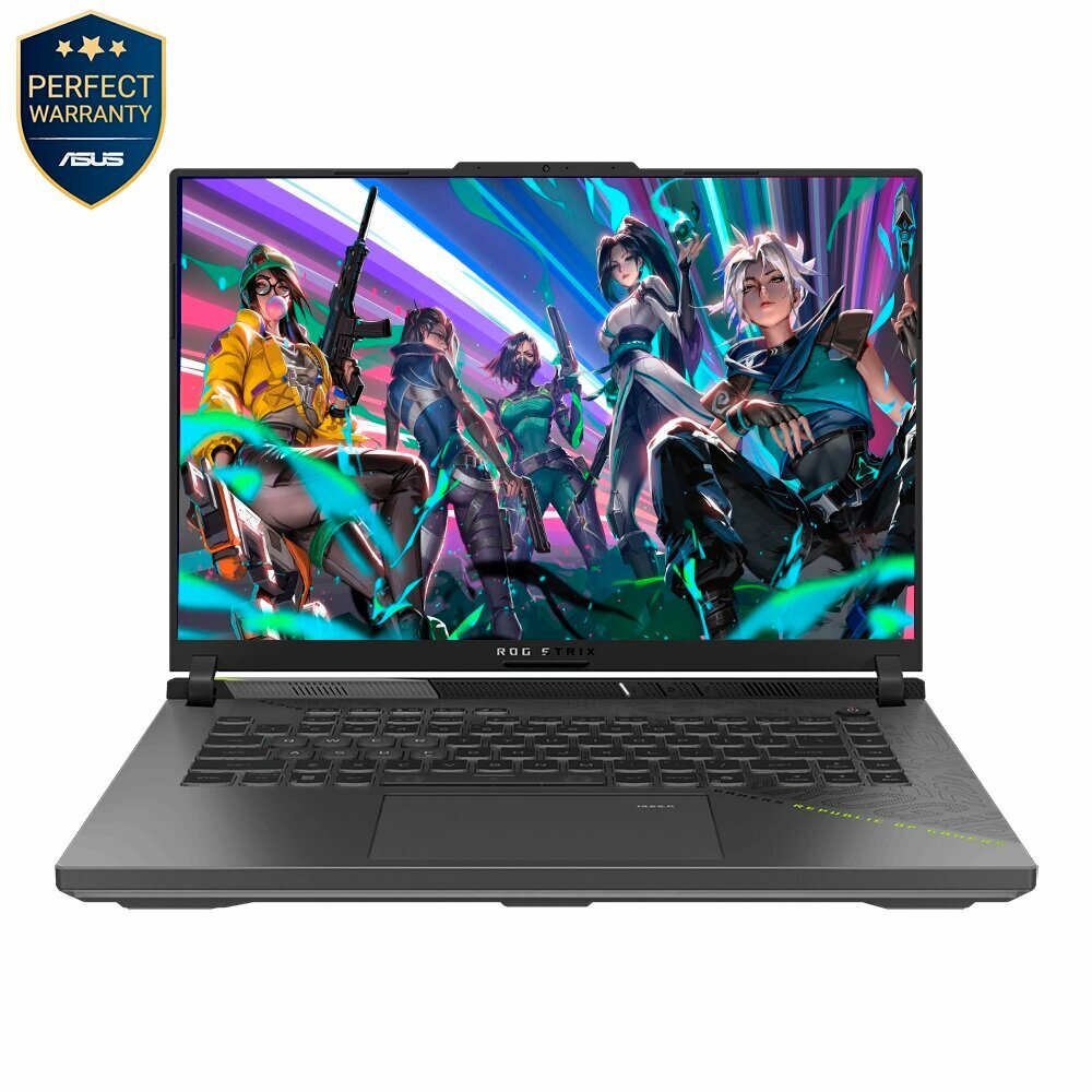 Игровой ноутбук ASUS ROG STRIX G16 G614FM, Ryzen 9-9955HX 16 ГБ, SSD 1 ТБ, RTX5060 8 GB, IPS 16", 165 Гц, RGB