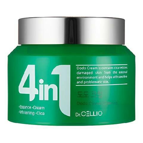 Dr.CELLIO Dodo Cream 4-в-1 эссенция-крем отбеливающий с центеллой азиатской для проблемной кожи