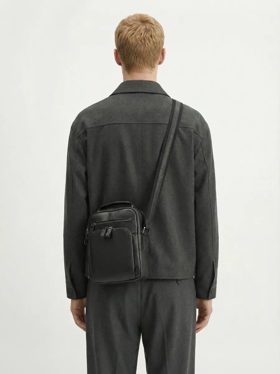 Сумка барсетка Daniele Riccardi, black — фото 1