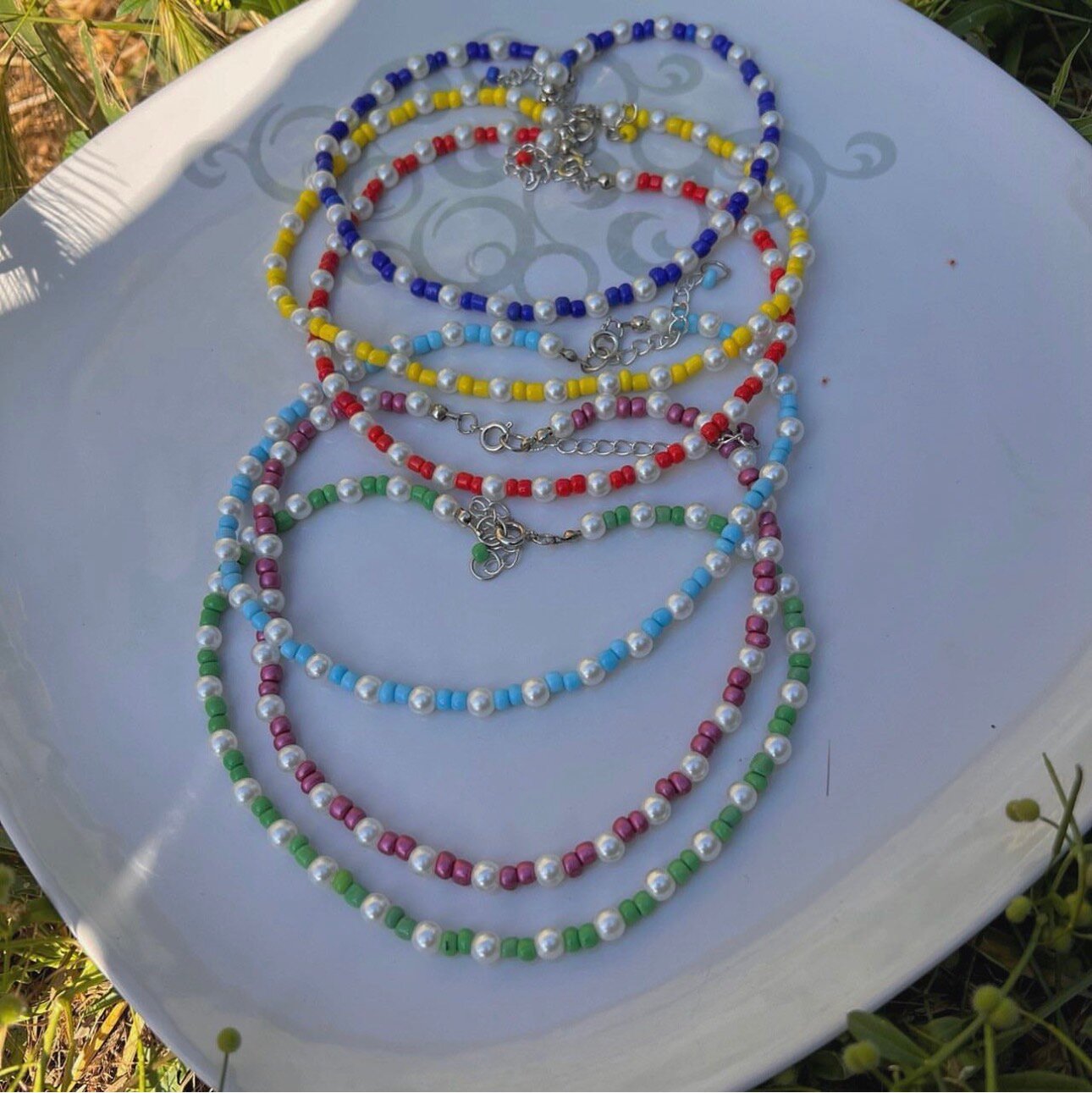 Цепь, 1 шт., длина 30 см, желтый — фото 1