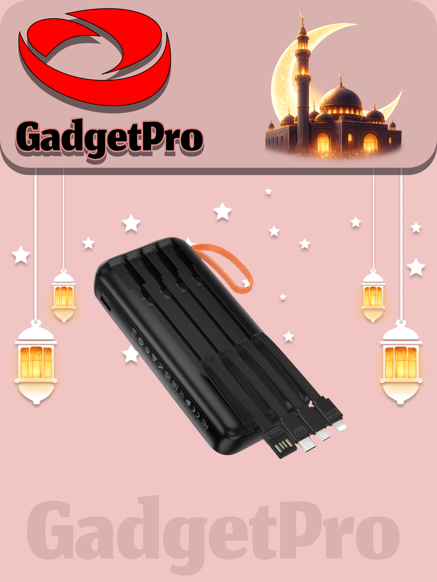 Внешний аккумулятор Hoco J151A 20000mAh черный: портативное зарядное устройство, надежное и современное.