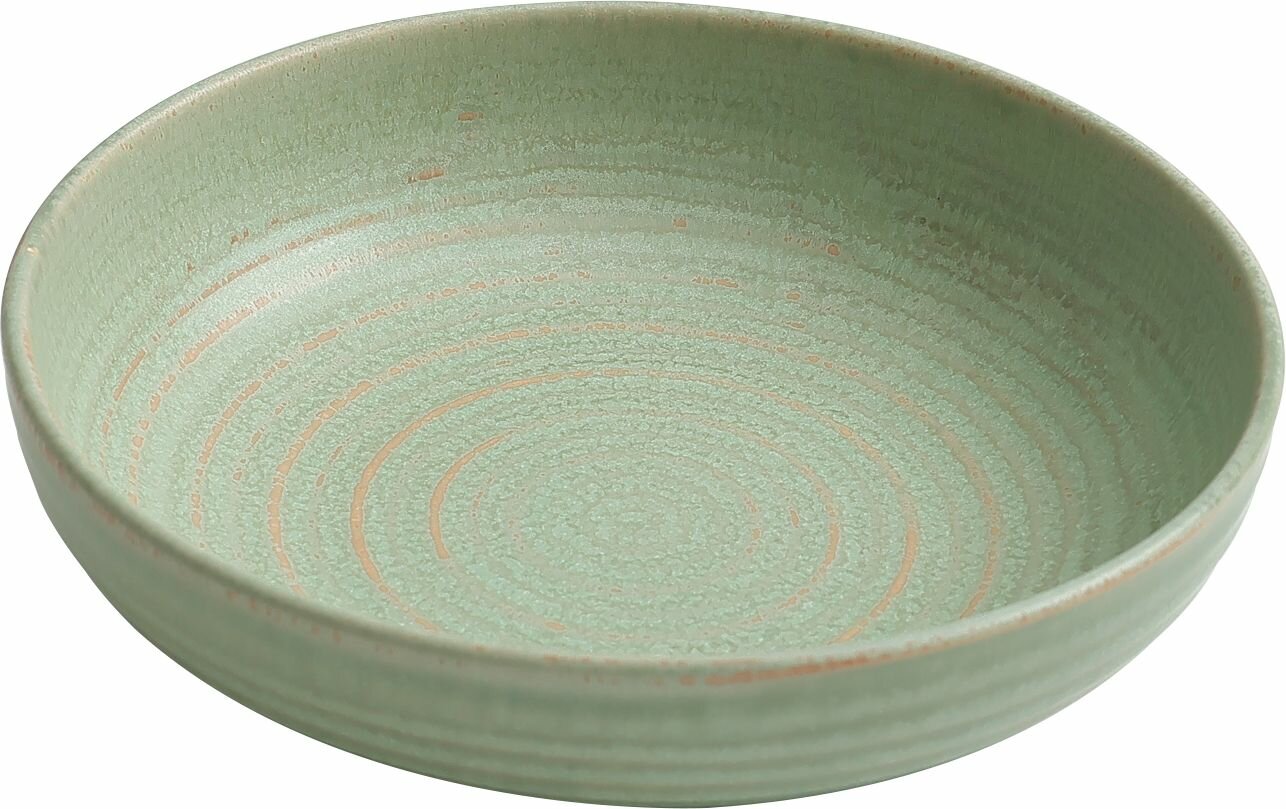 Салатник Home Chef Amber Green, 18.5х4.2 см