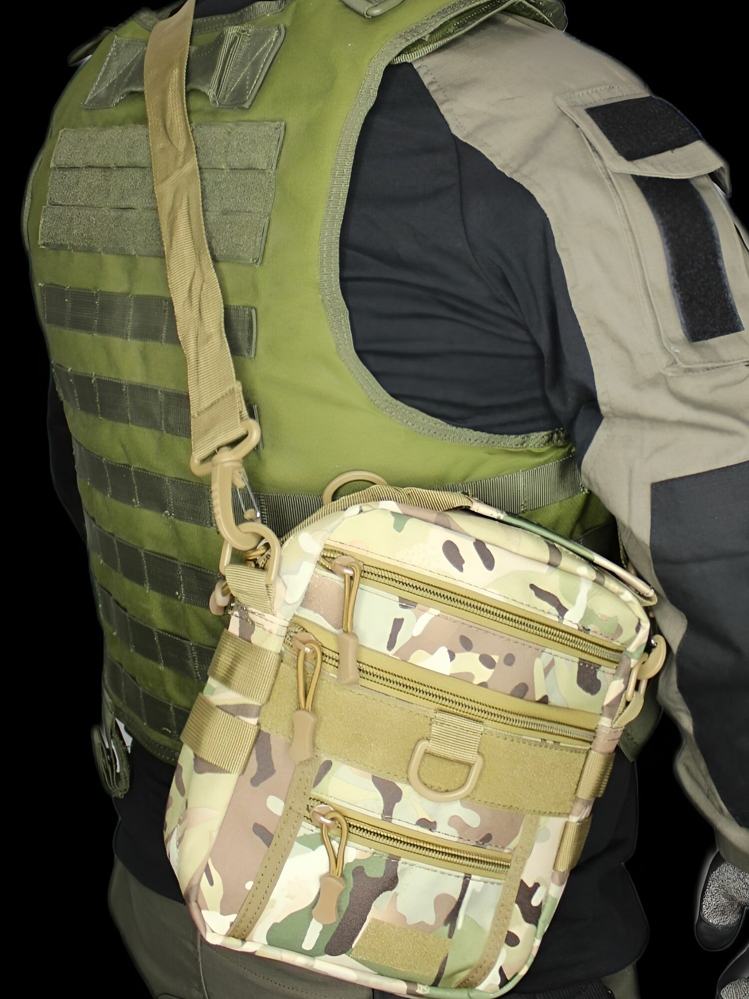 Сумка утилитарно тактическая камуфляж. — фото 1