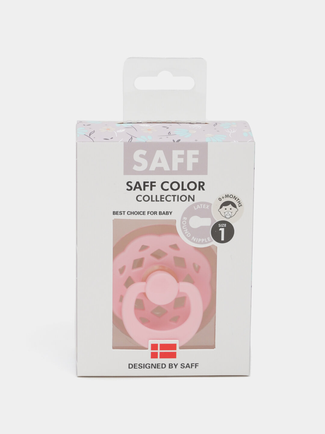 Соска - пустышка, детская, латексная, анатомическая, силиконовая, круглая, от 0 +