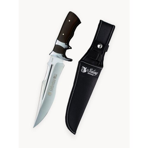 Охотничий нож Боец, туристический, разделочный, с ножнами в комплекте