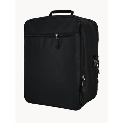 Сумка дорожная Optimum, 24 л, 30х40х20 см, ручная кладь, черный