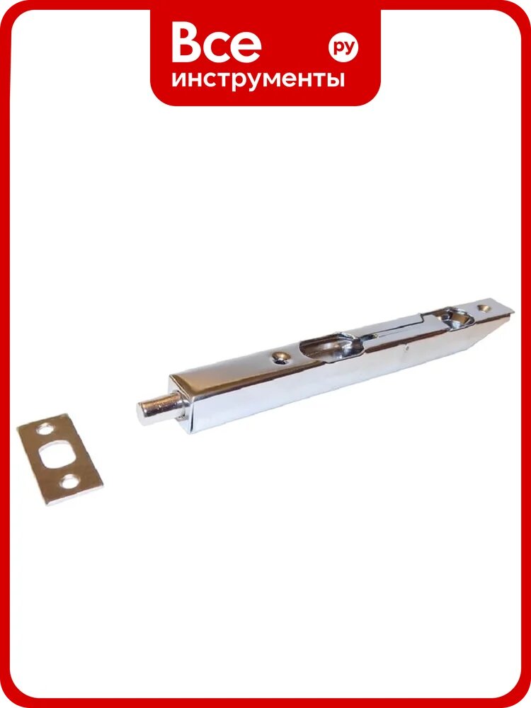 Ригель дверной Trodos L160 торцевой, хром 205045