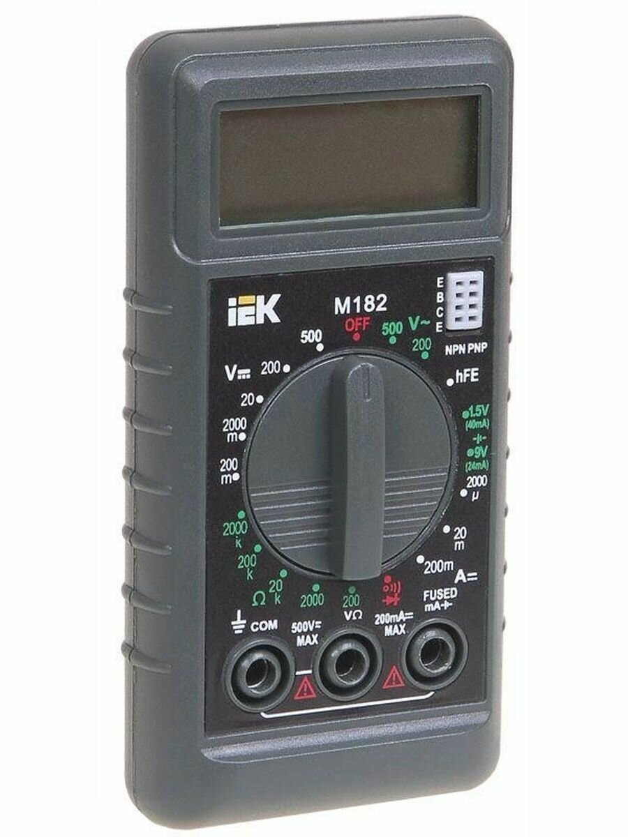 Мультиметр цифровой Compact M182 IEK TMD-1S-182