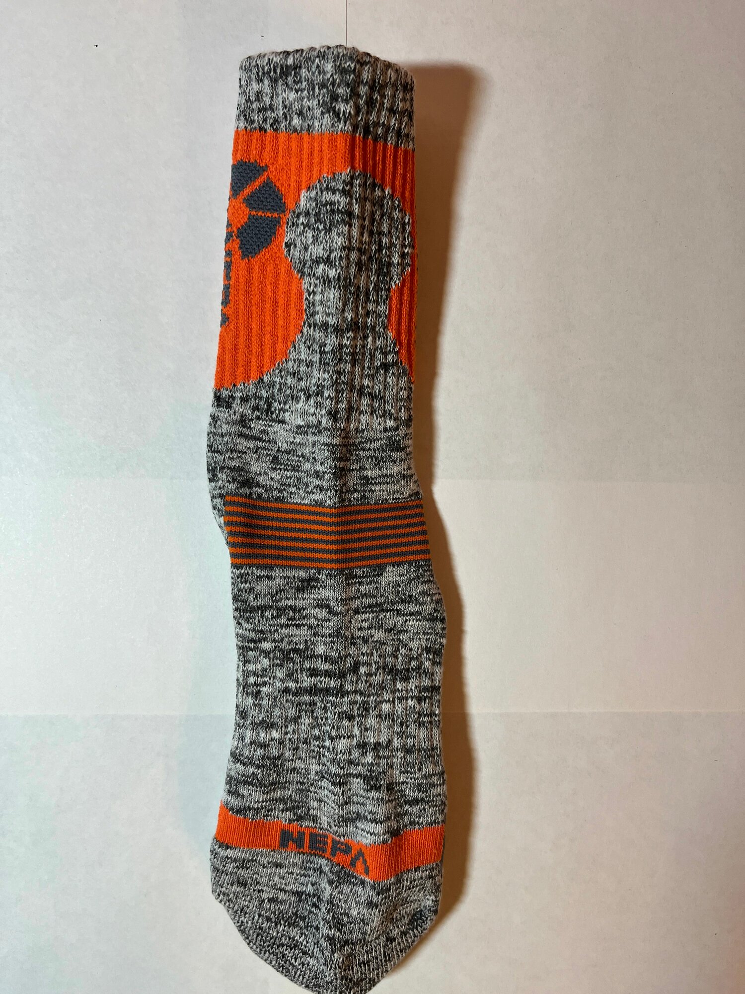 Носки NEPA, размер 24, оранжевый, серый — фото 1