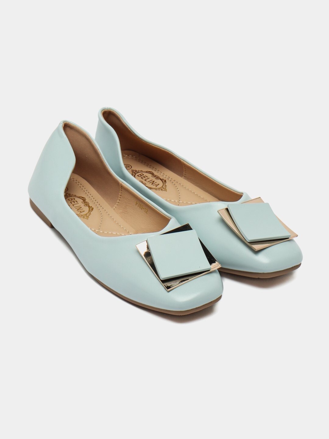 Балетки  785b12, размер 39, голубой — фото 1