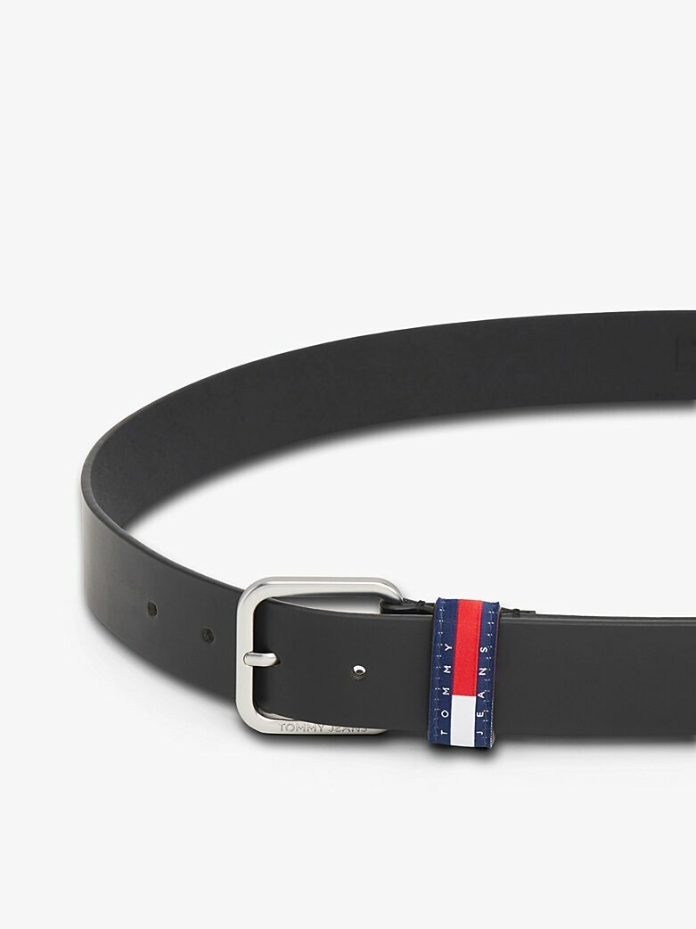 Ремень TOMMY HILFIGER для мужчин, размер 110, черный — фото 1