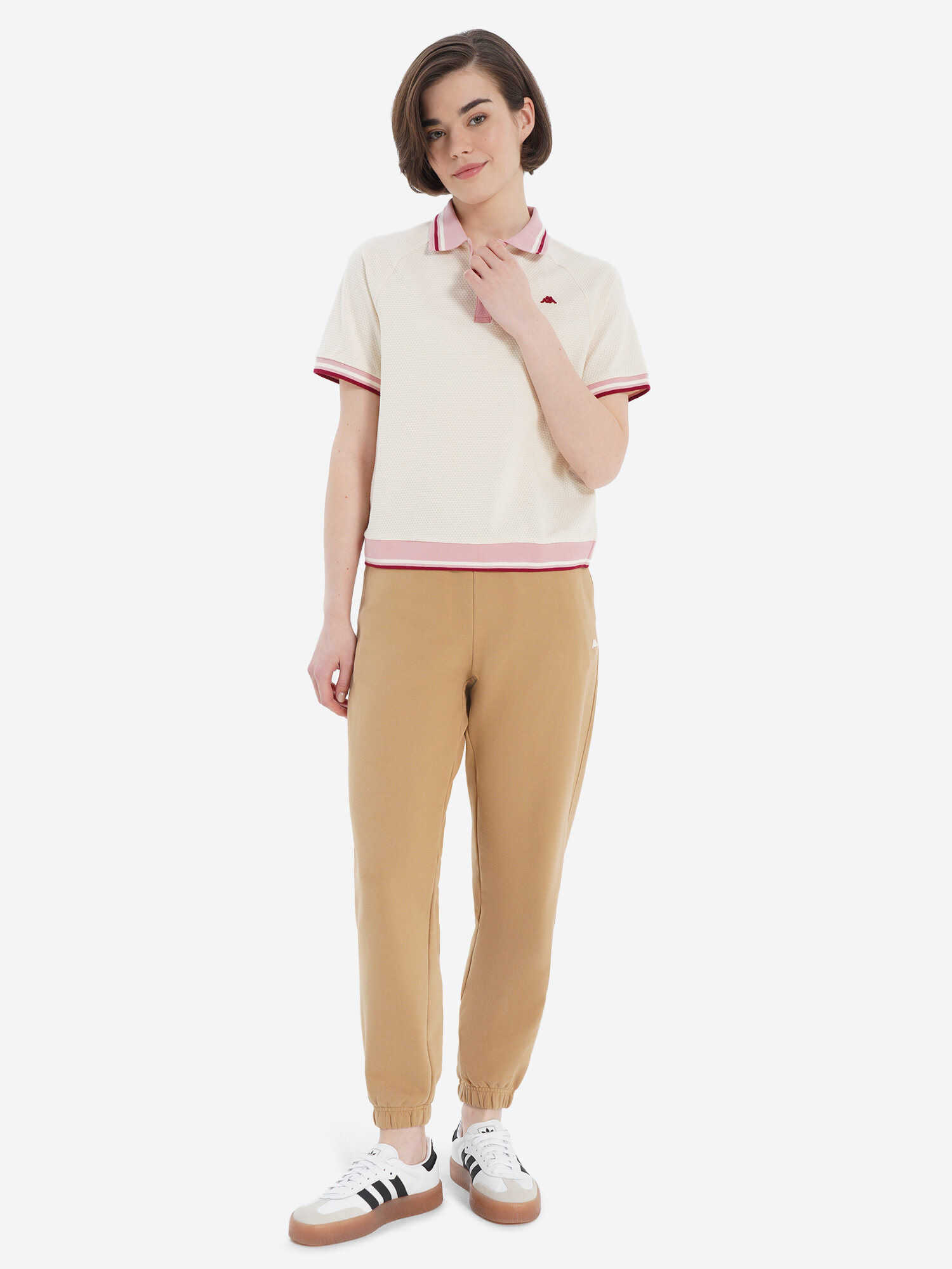 Поло Robe di Kappa, размер 42-44, кремовый — фото 1