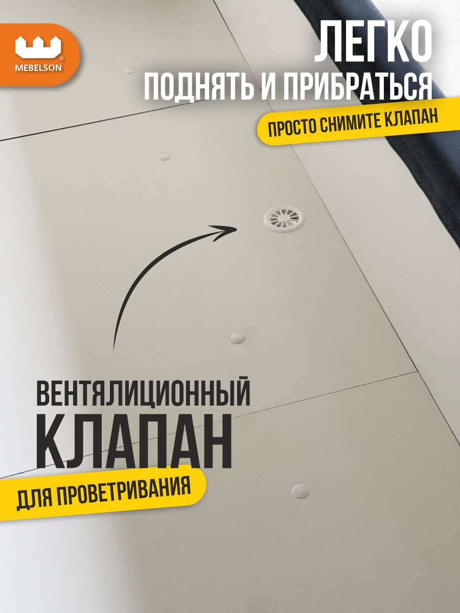 Настил для кровати 1.6, ЛДСП, цвет Белый, 159*107*9 см, Mebelson — фото 1