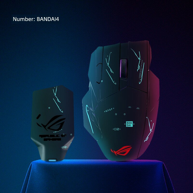 Набор наклеек для мыши и подставки ASUS ROG Spartan X, толщина 0.2 мм, дизайн BANDAI4