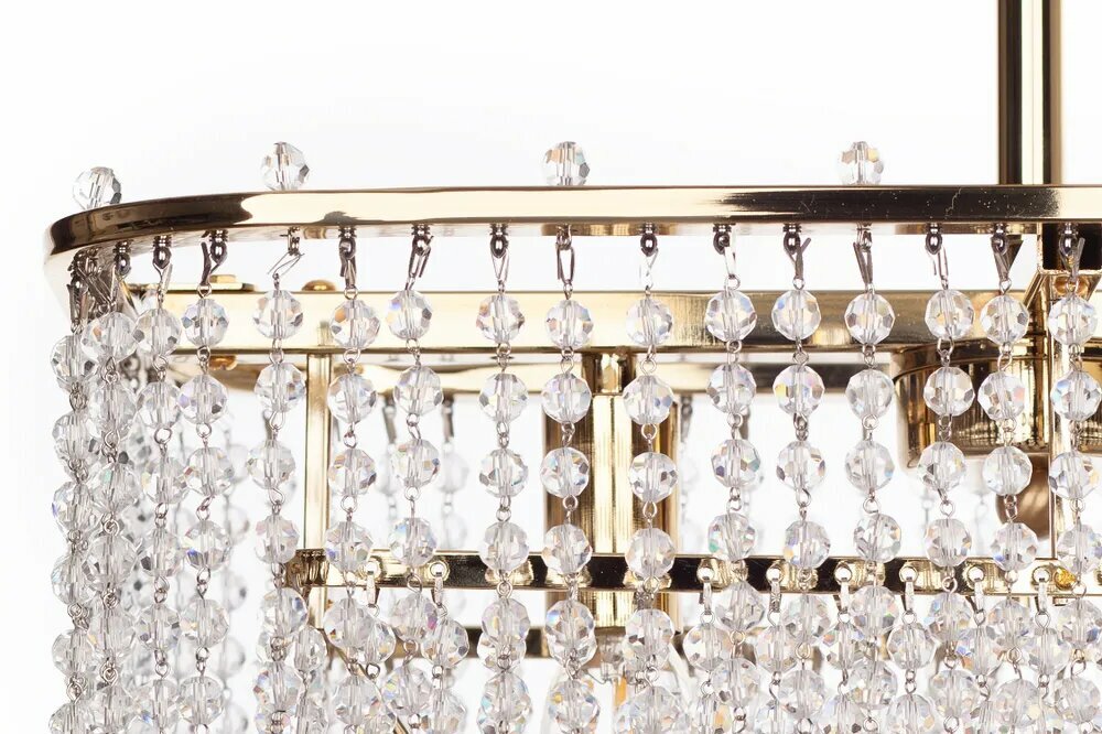 Люстра Mak-interior Celestia L1200, E14, 8 лампочек, современная, золотая — фото 1