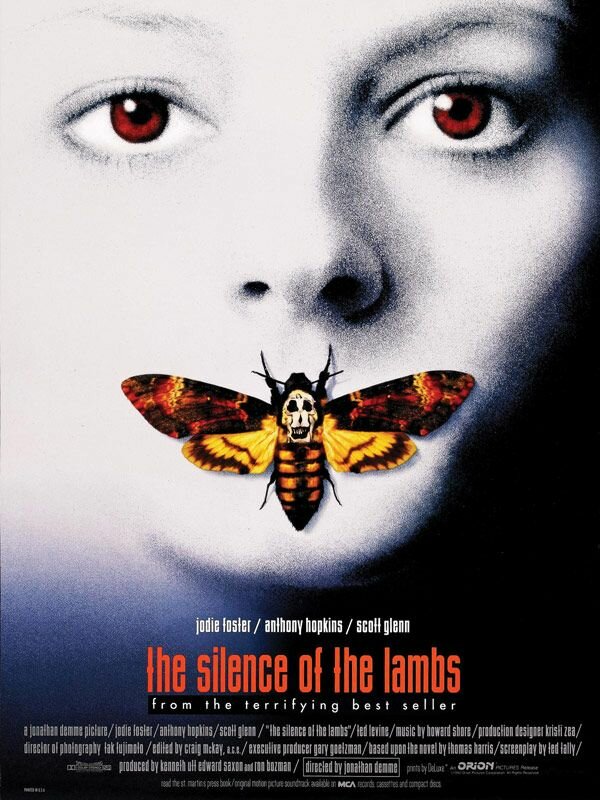 Постер для интерьера на стену (50х70 см). Кино Молчание Ягнят (The silence of the lambs)