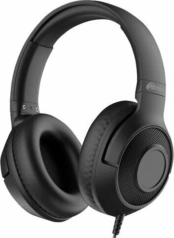 Наушники большие проводные, с микрофоном RH-544TV Black