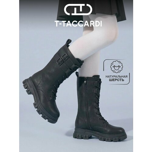 фото Сапоги t.taccardi весна-лето 2026, размер 34 р. - 21,5 см, черный