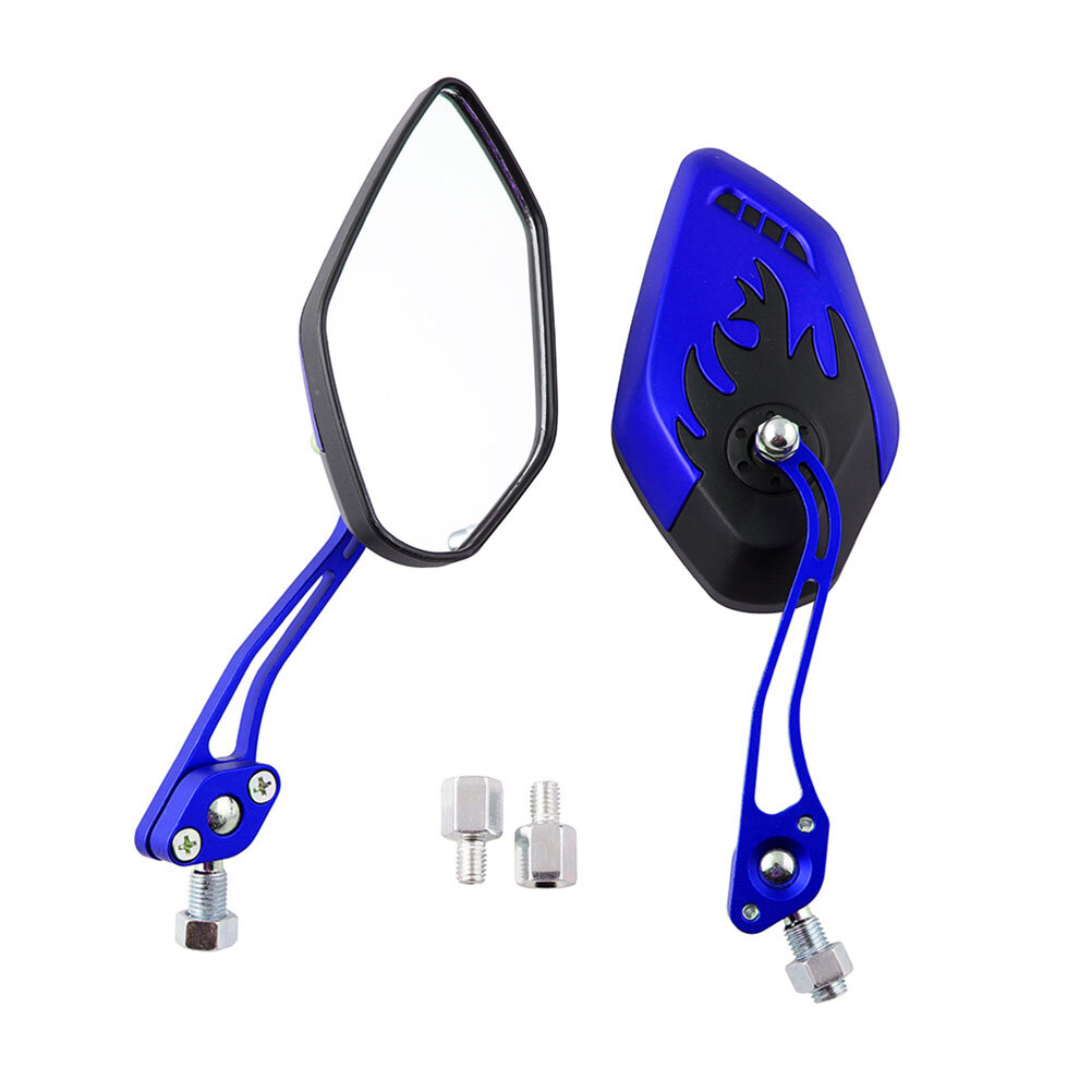 2PCS Зеркала Rearview Для Мотоцикла Синие Размер 17.50X6.00X6.00CM