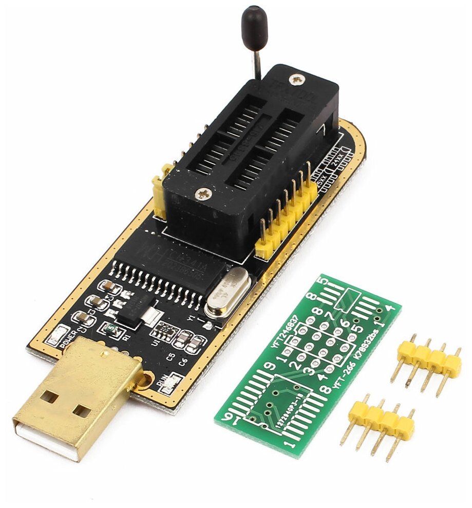 Программатор CH341A для микросхем FLASH и EEPROM памяти 24 и 25 серий