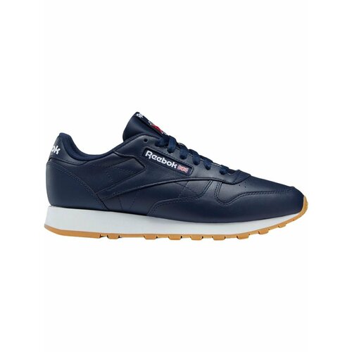 фото Кроссовки reebok classic leather, полнота f, размер 10,5 us, синий 2