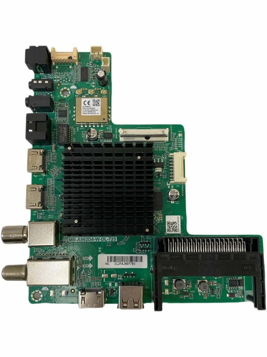 Плата основная (MB-A962D4-W-DL-725), для телевизора Sber SDX-50U4125 P: HF500QUB-F20