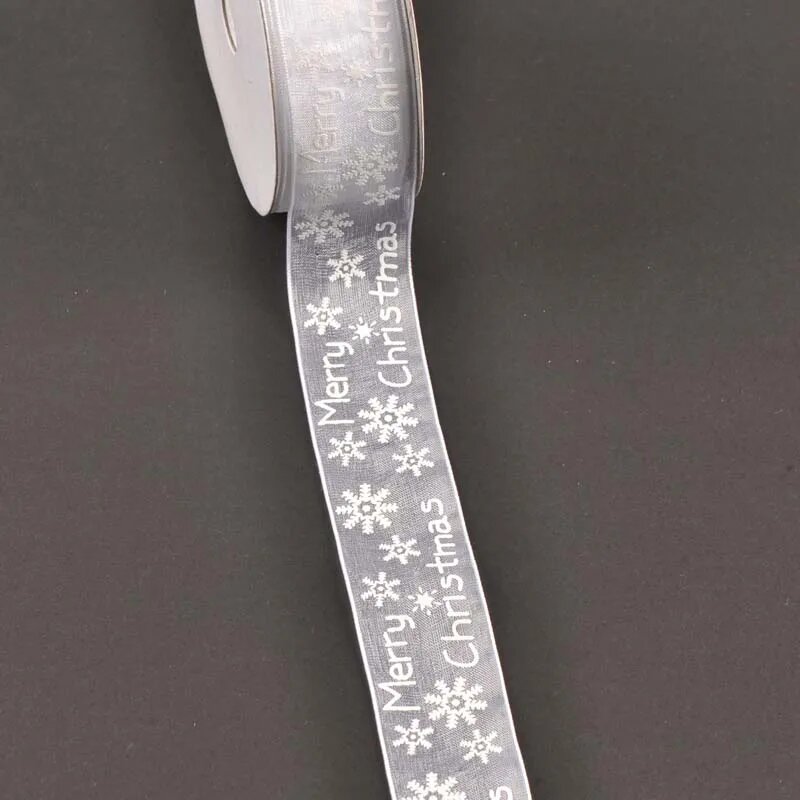 Серебристо-красные ленты для шитья, полиэстер, 5/20 ярдов Серый, 2.6cm, 20yards