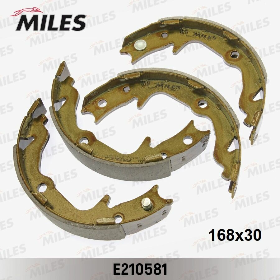 Miles Колодки стояночного тормоза MITSUBISHI ASX 10-/LANCER 08-/OUTLANDER 06-12