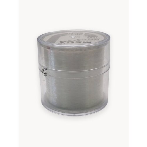 Леска рыболовная монофильная/Mega 500 метров/леска карповая/леска для рыбалки/леска для бисера/прозрачная/диаметр 0.20мм