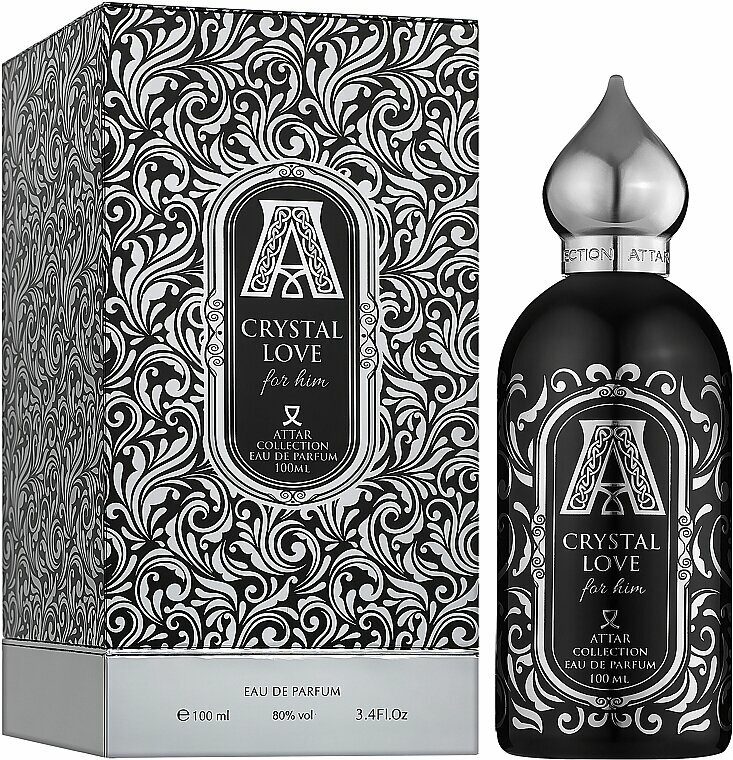 Парфюмерная вода Attar Collection Crystal Love For Him, для мужчин, 100 мл