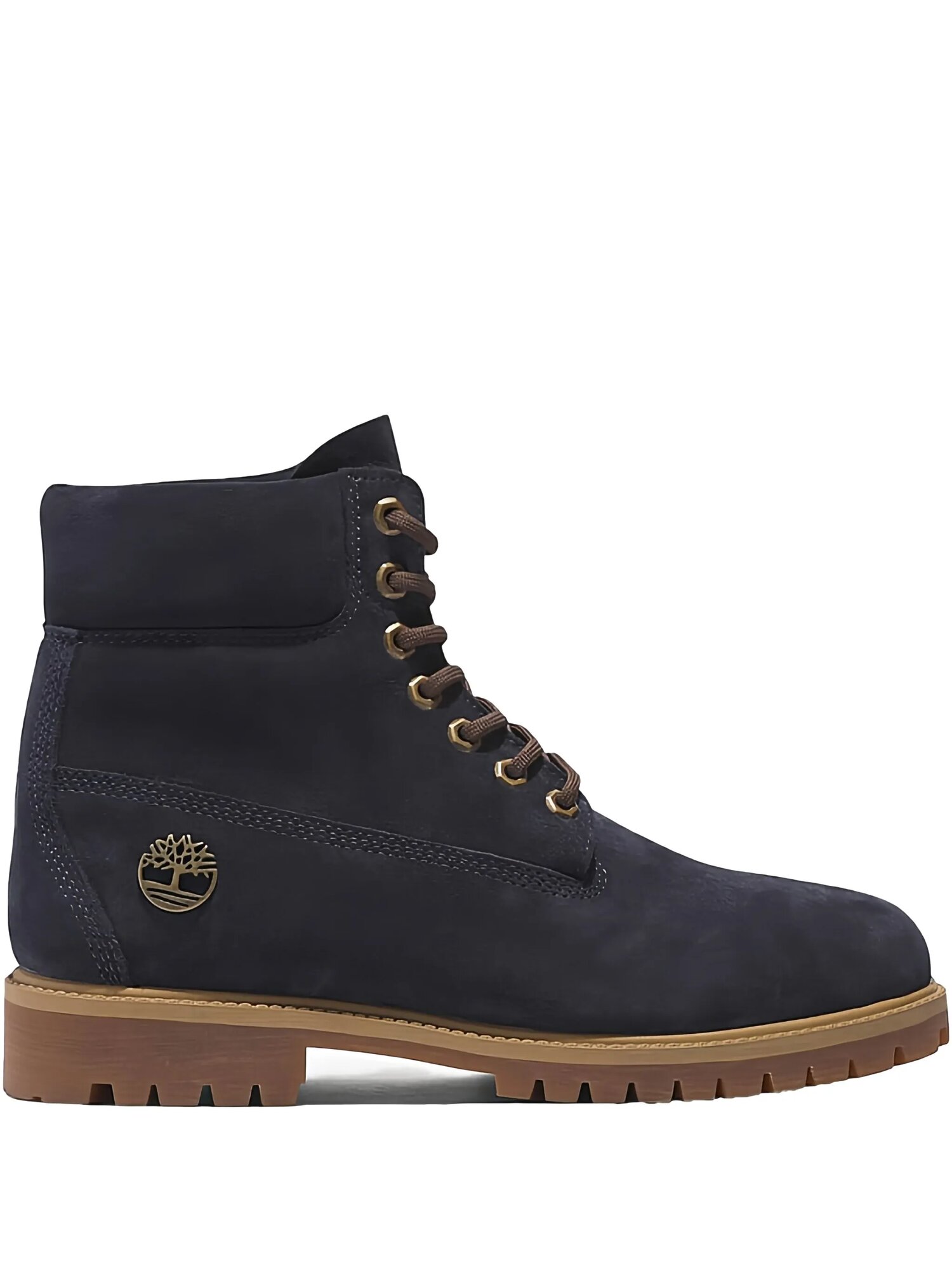 Ботинки Timberland Heritage 6 Inch Lace Up Waterproof Dark Blue Suede