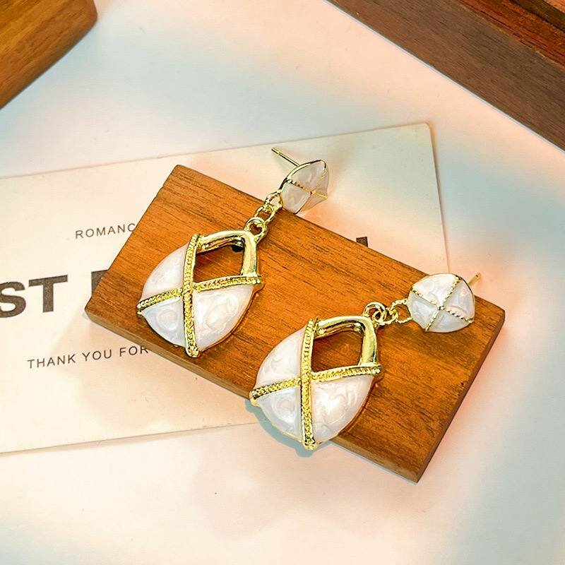 Серьги, золотой — фото 1