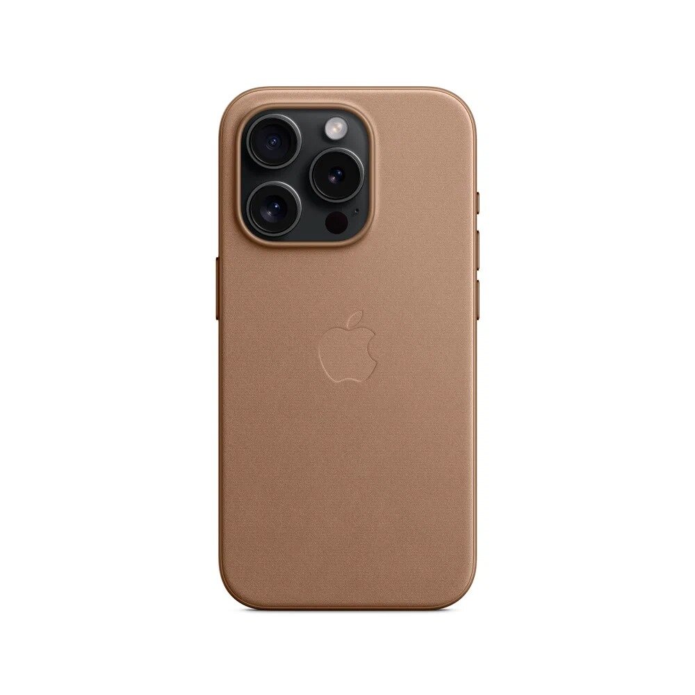 Чехол из микротвила MagSafe для iPhone 15 Pro / FineWoven Case Taupe / Бежевый — фото 1