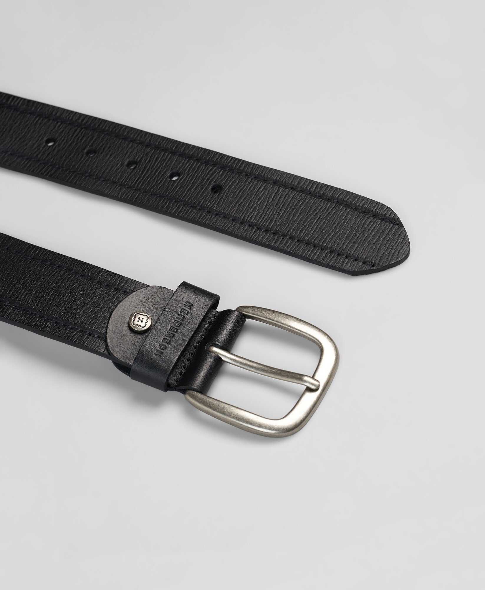 Ремень HENDERSON для мужчин, размер 135, темно-синий — фото 1