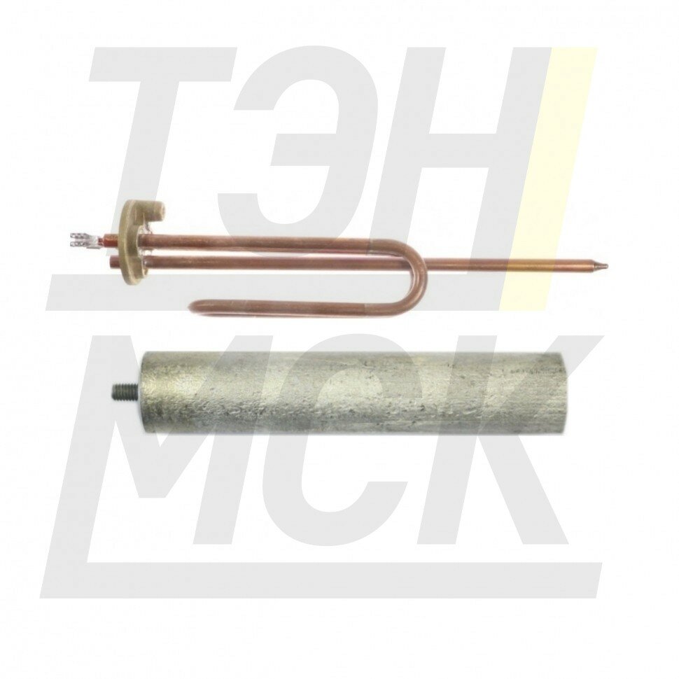 Комплект ТЭН 2 кВт (2000 Вт) RCA для водонагревателя Ariston + анод 30026K1