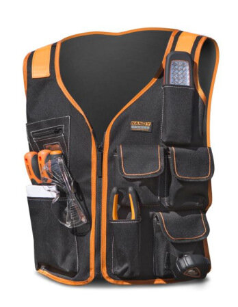 Жилет многокарманный MyPads для хранения строительных инструментов оснастки